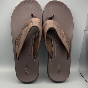 Flojos Brown Men’s Flip Flops size 12 new without tags